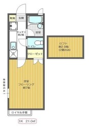 見沼代親水公園駅 徒歩3分 2階の物件間取画像